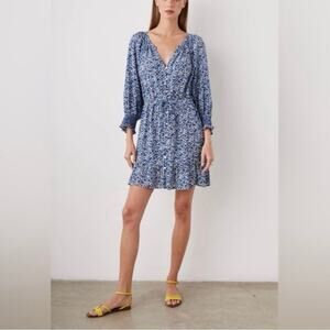Rails Blue Floral Mini Dress